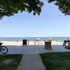 Sandy Neighborhood Private Beach Getaway in Huron